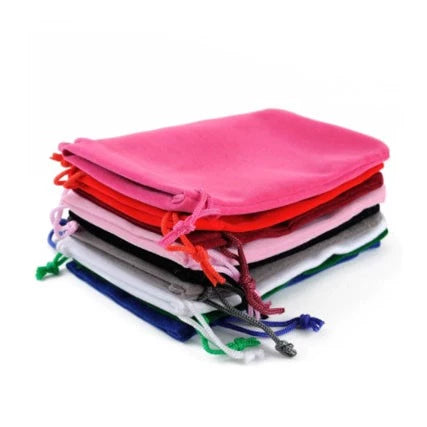 (1pc/pack) Drawstring Velvet Bags Jewelry Packaging Bag Wedding Pouches & Gift Bag