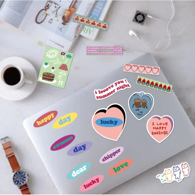 Vinyl WATERPROOF A4 Sticker Size (Glossy / Matte / Transparent) 20 sheets/pack