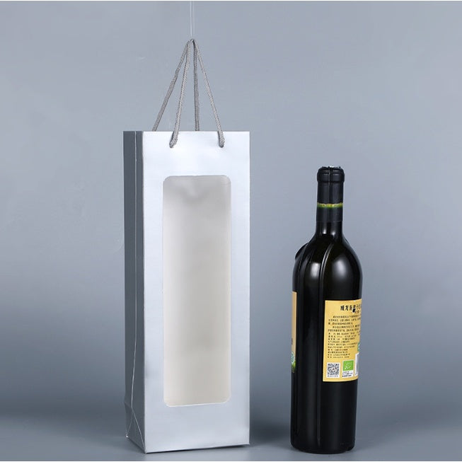 Premium Quality Wine Paper Bag giveaways paper bag Kraft material wine paper bag