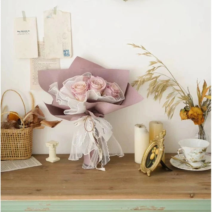 Wave Bouquet Skirt Wrapping Tulle Floral Design (30cmx4m) 4.8  2.3K ratings 10K+ Sold icon help