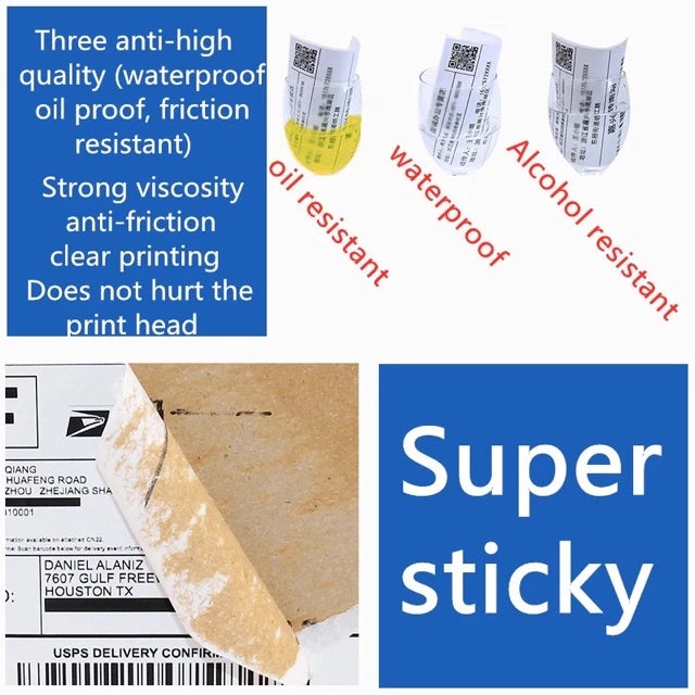 A6 Waybill Sticker / Thermal Sticker/Thermal Paper 100x150 (500pcs/stack) | 100x150 (500pcs/Roll)