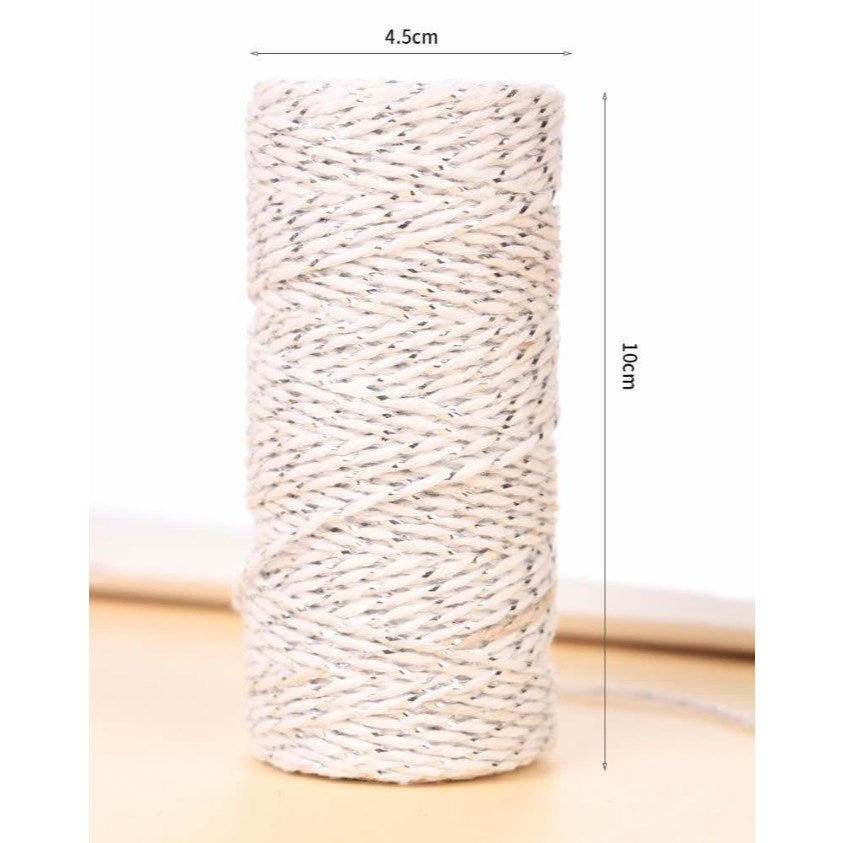 New Twine String Rope Cotton Cords Gift Packing Rope and Mixed Color Braided Hemp Rope