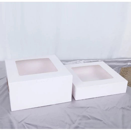 10x10x5 inch | 5pcs | window cake box baking cake packaging packaging box