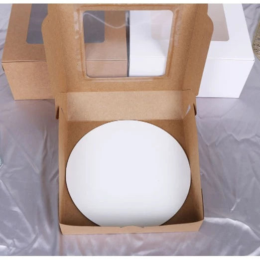 10x10x5 inch | 5pcs | window cake box baking cake packaging packaging box