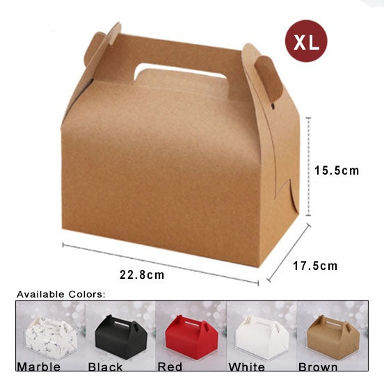 Pastry Kraft Paper Case Cake Cookie Food Pack Cake Picnic Box