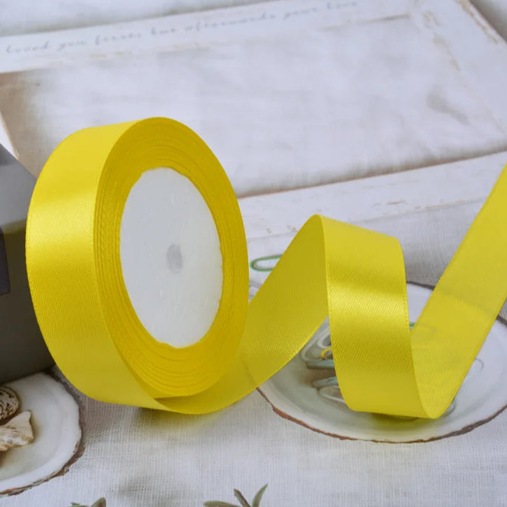 (25 yards/roll) 2cm Satin Ribbon Wholesale Gift Packing Christmas decoration Ribbons roll fabric