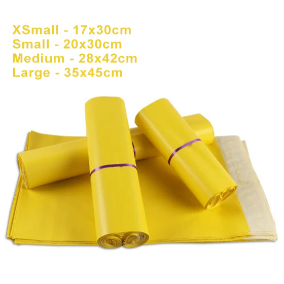 (100pcs) Courier Shipping Pouch/ Poly mailer CLEAR POUCH Self Adhesive Mailer Pouch/Plastic Packaging
