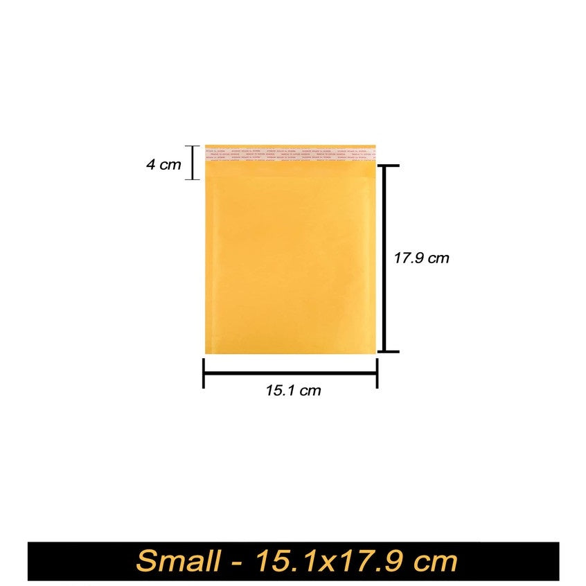 Lightweight Yellow Bubble Mailer/Padded Envelope Shipping Bags Self Seal Shockproof | 1pc